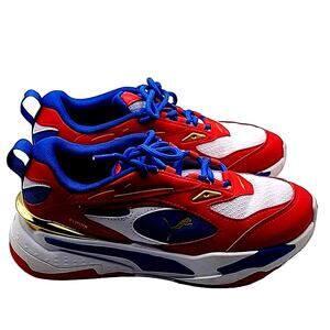PUMA RS-Fast Kids Sneakers - Junior Size 5 Red White Blue RWB